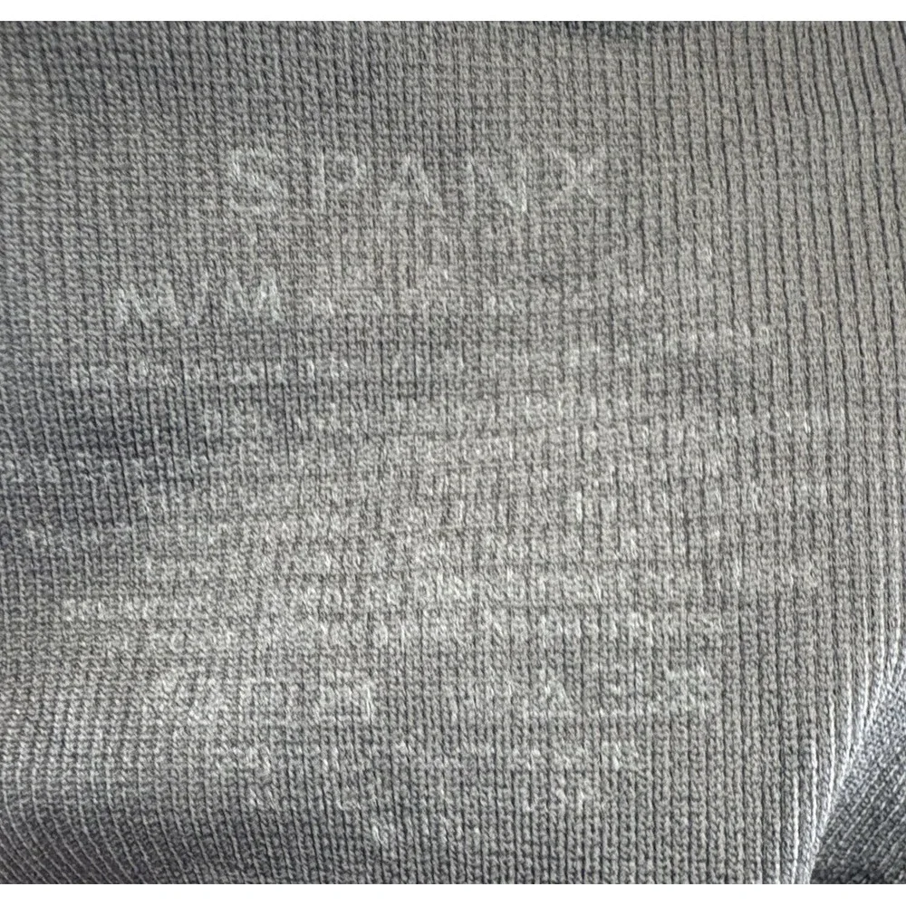 Spanx Look‎ At Me Now Seamless Leggings Black Camo Women's Sz Med Yoga Workout
